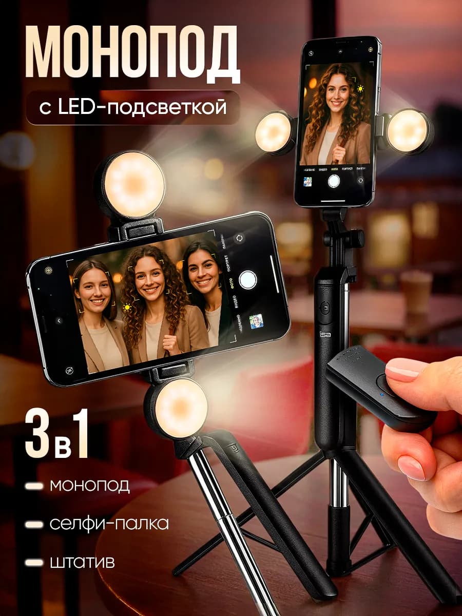 Штатив монопод для телефона