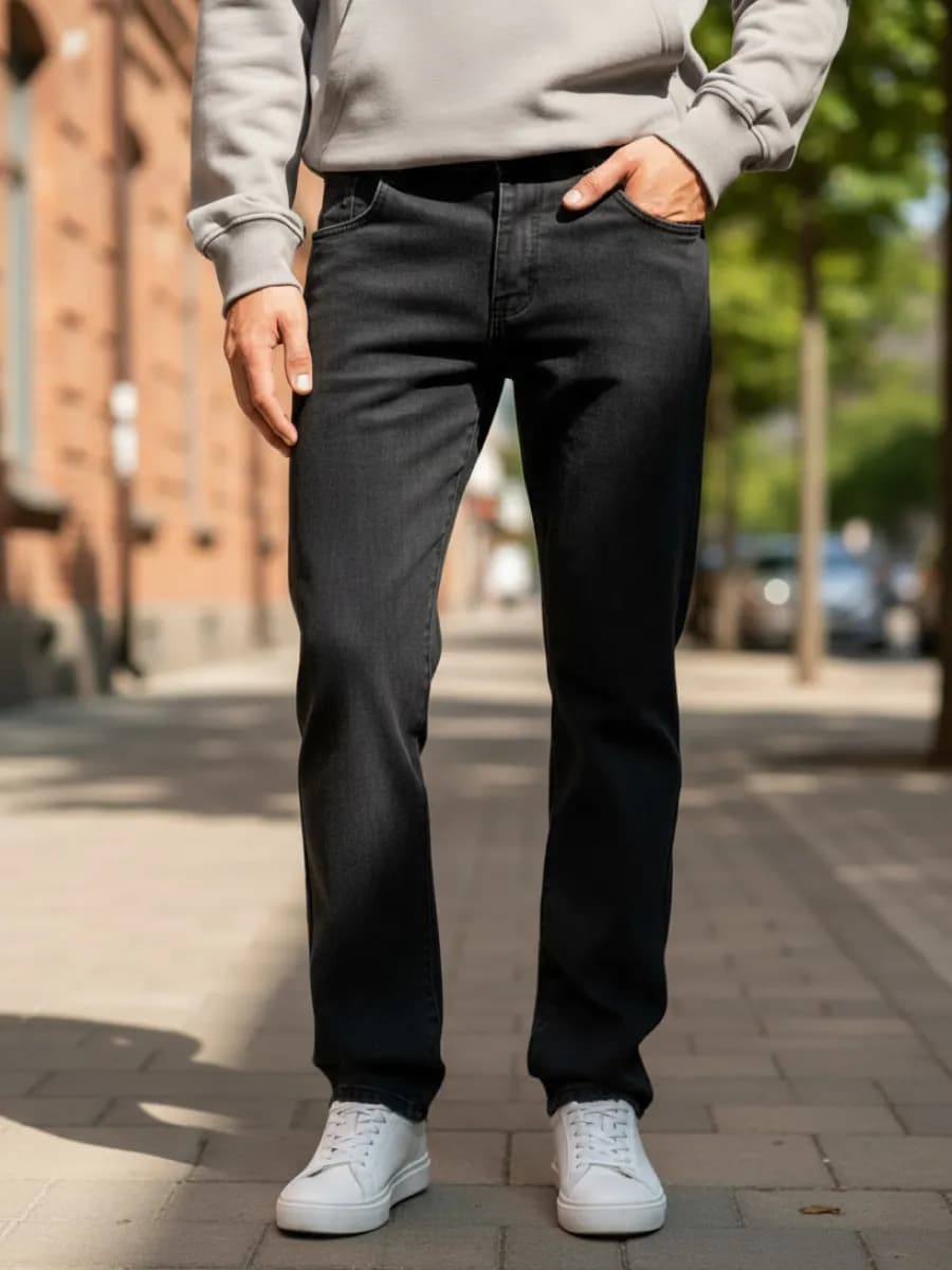 Джинсы прямые классические