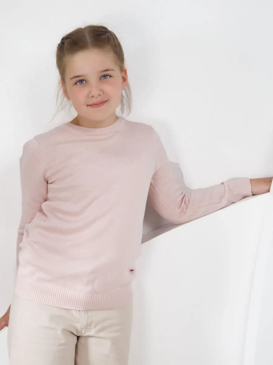 Джемпер вязаный в школу