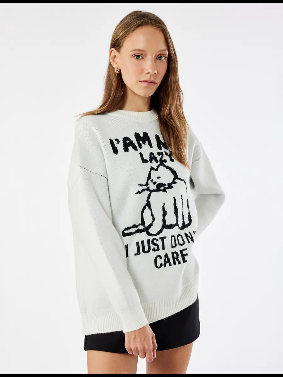 Свитер женский с рисунком