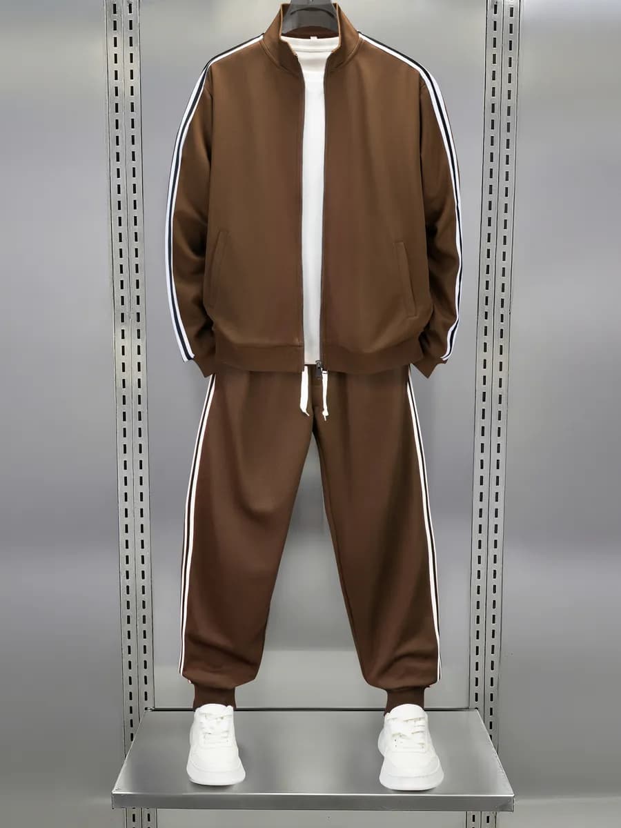 Костюм спортивный на молнии оверсайз