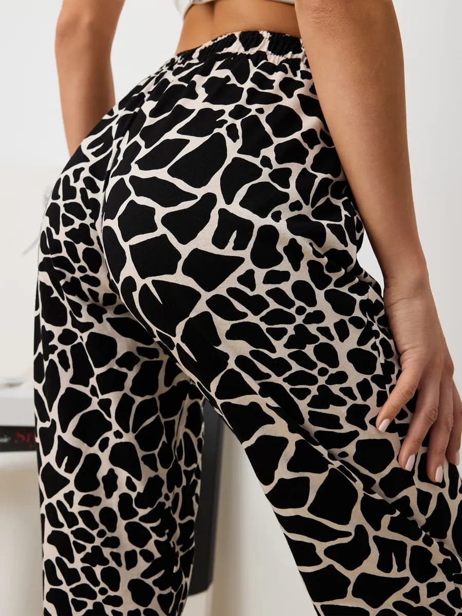 Брюки штаны домашние на резинке