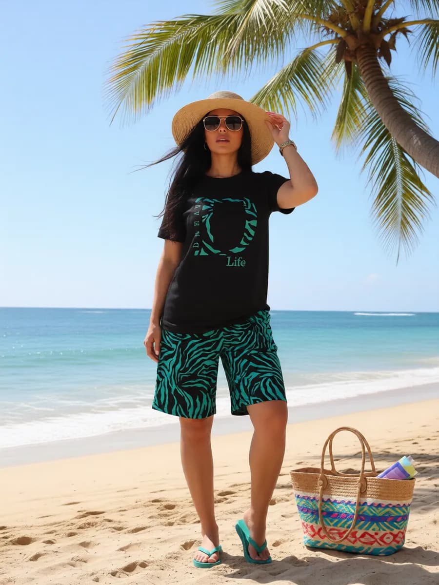 Костюм домашний с шортами больших размеров