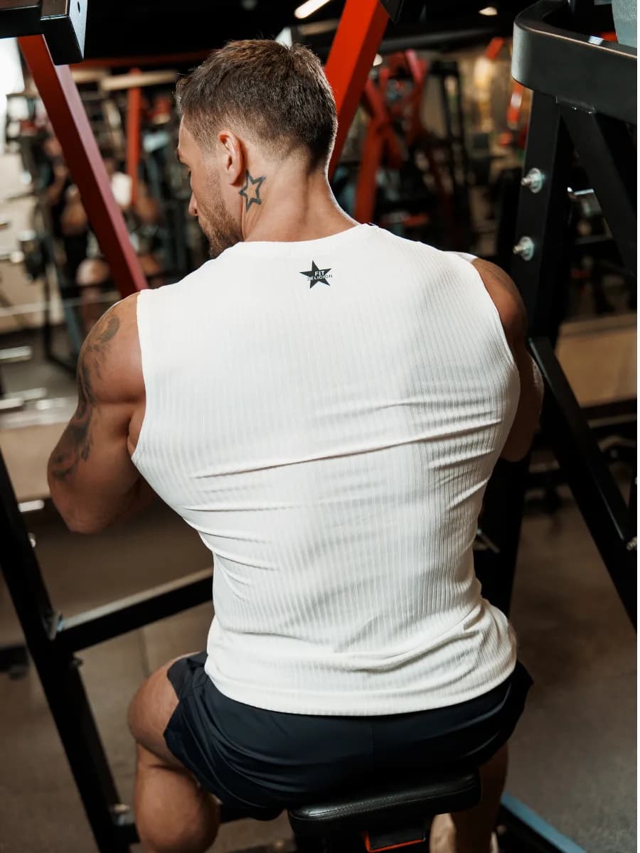 Майка спортивная универсальная в рубчик