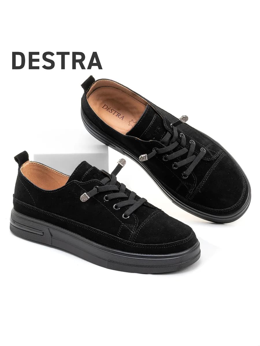 Кеды черные женские замшевые