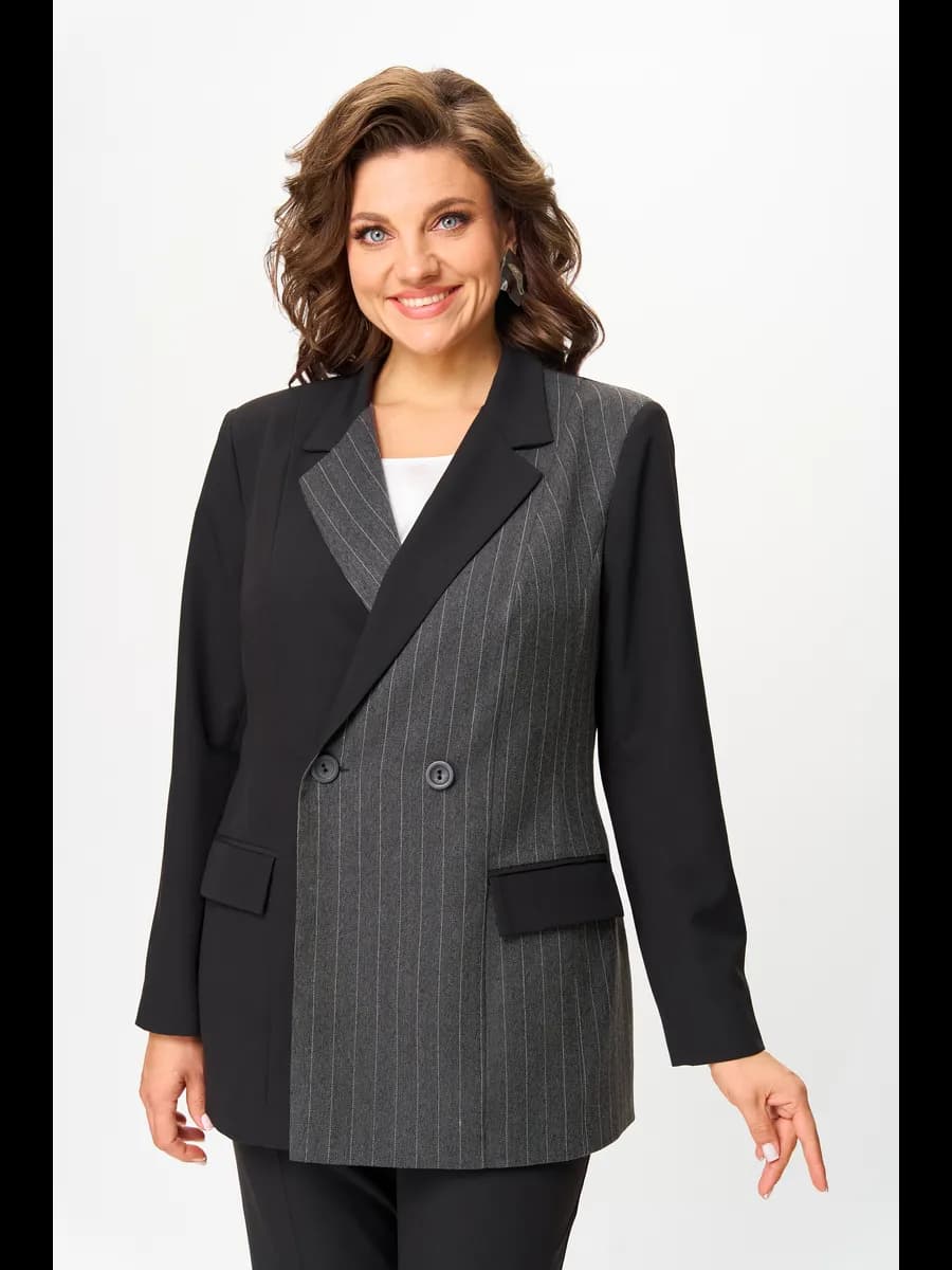 Пиджак приталенный офисный