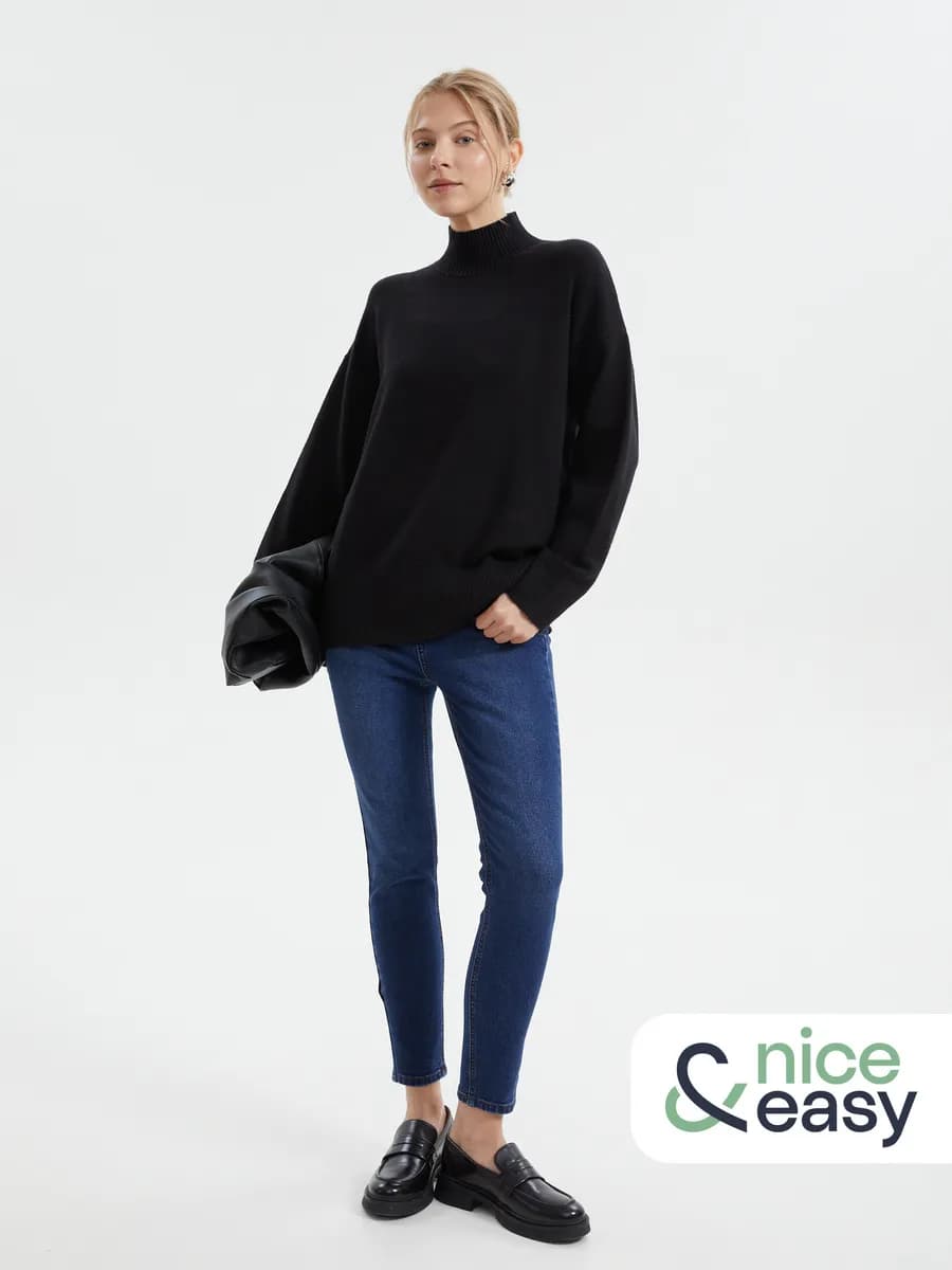 Женские джинсы Skinny средней посадки