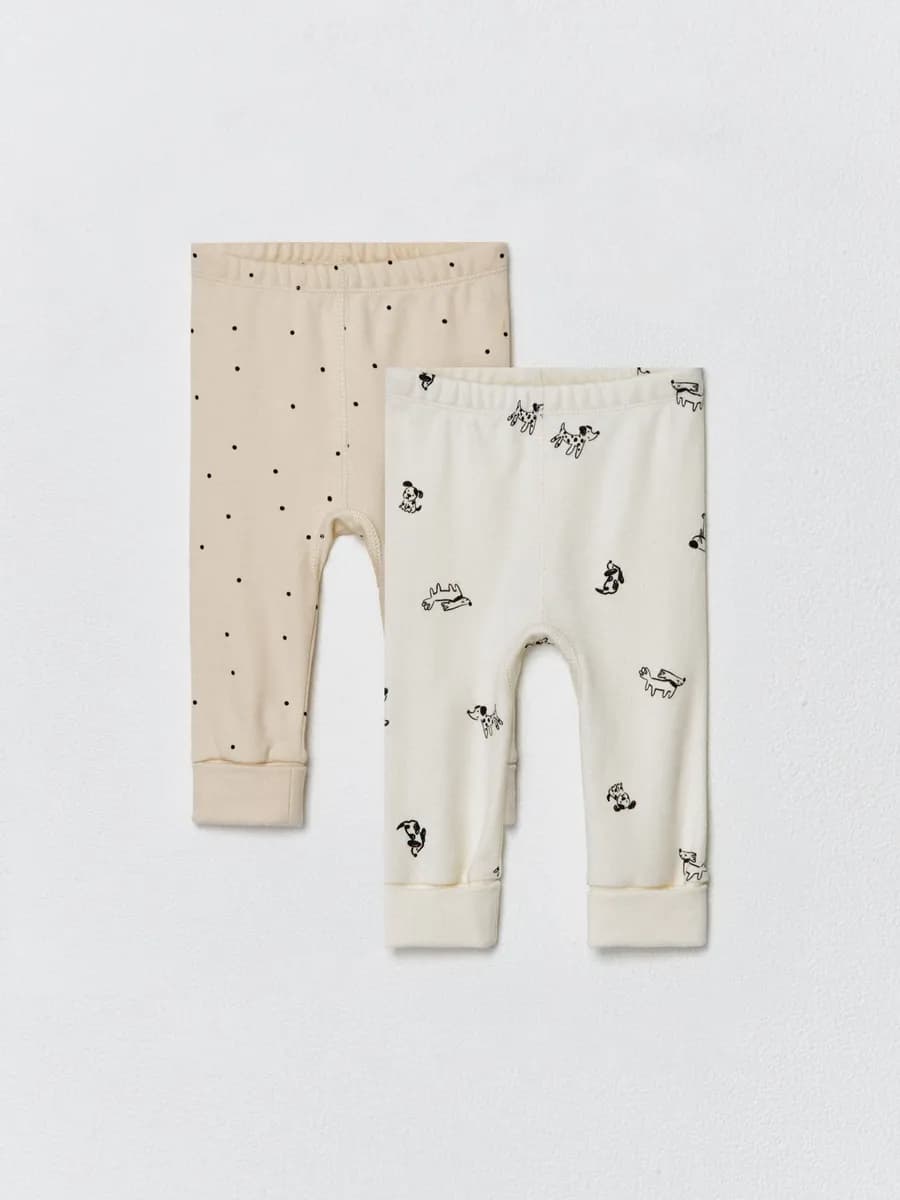 Брюки трикотажные хлопок, набор 2 шт