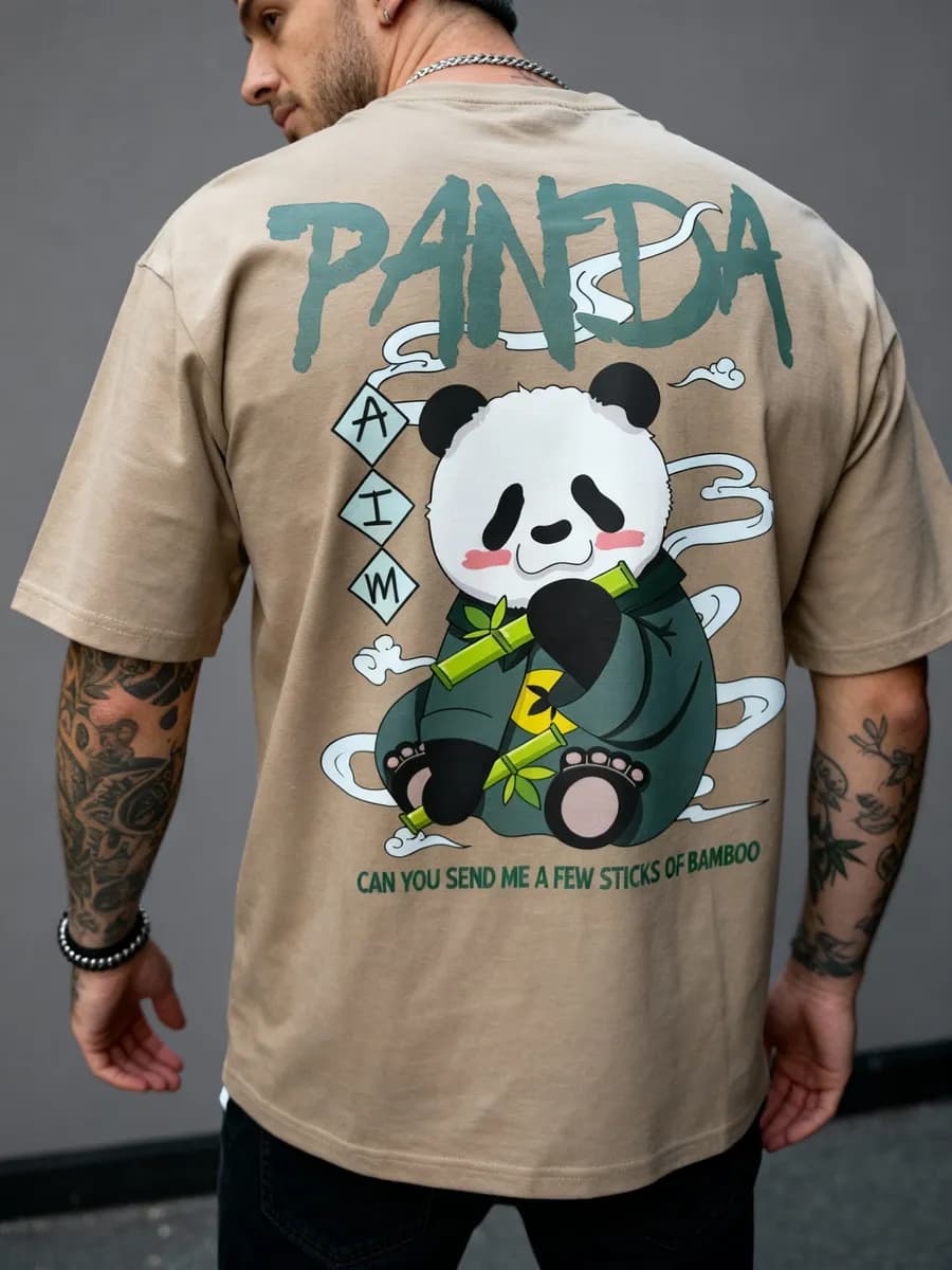 Футболка оверсайз с принтом