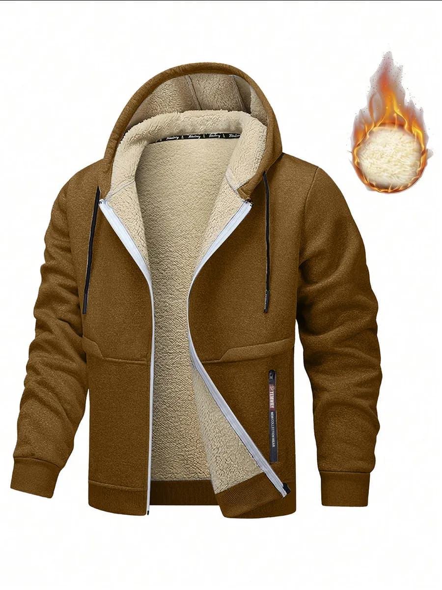 Флисовая толстовка с капюшоном Очень тепло