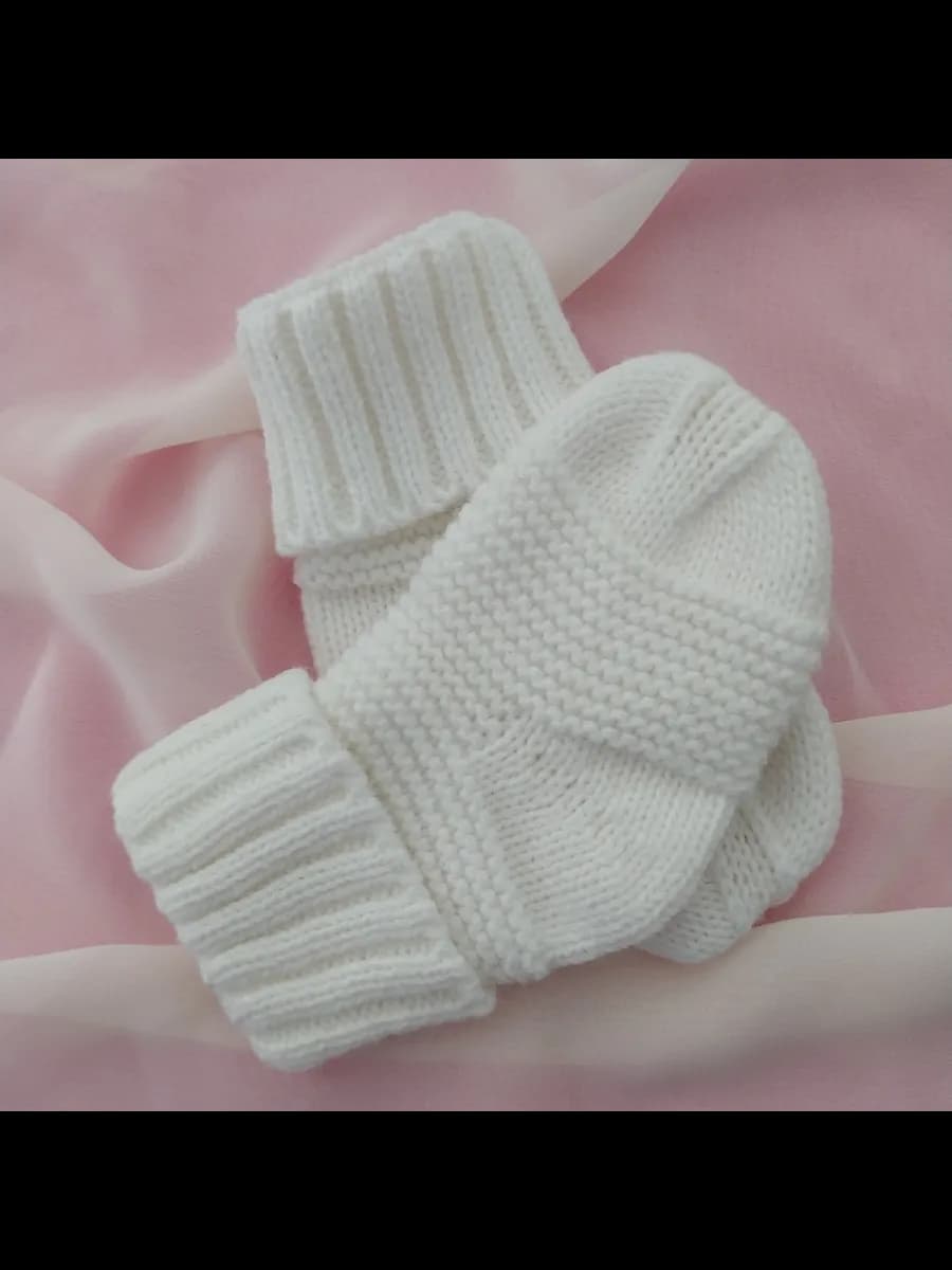 Пинетки детские вязаные вручную Носки
