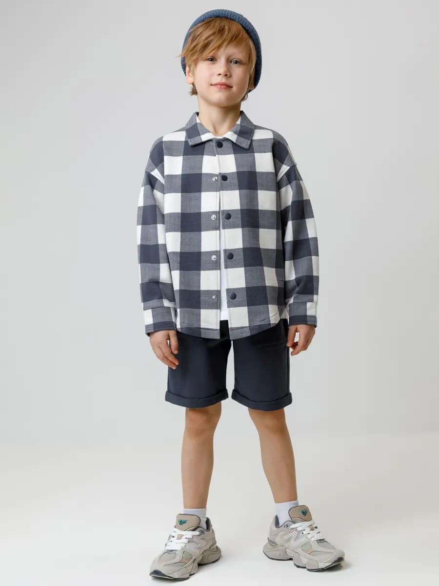 Шорты с накладными карманами для мальчика