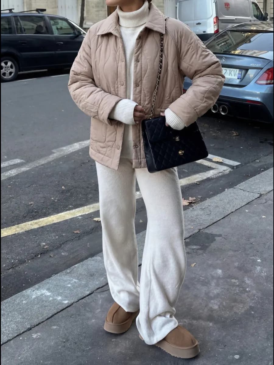 Куртка стеганная оверсайз