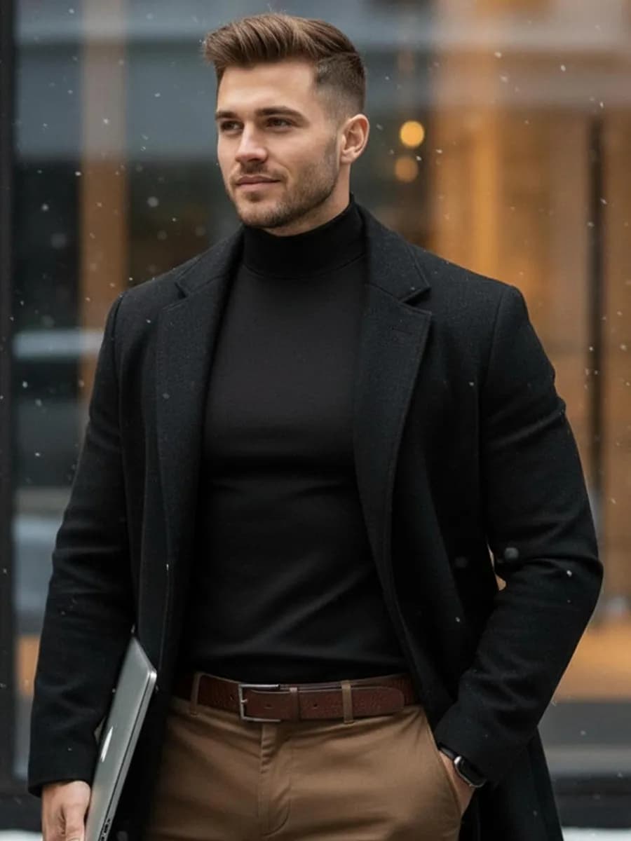 Водолазка утепленная с горлом