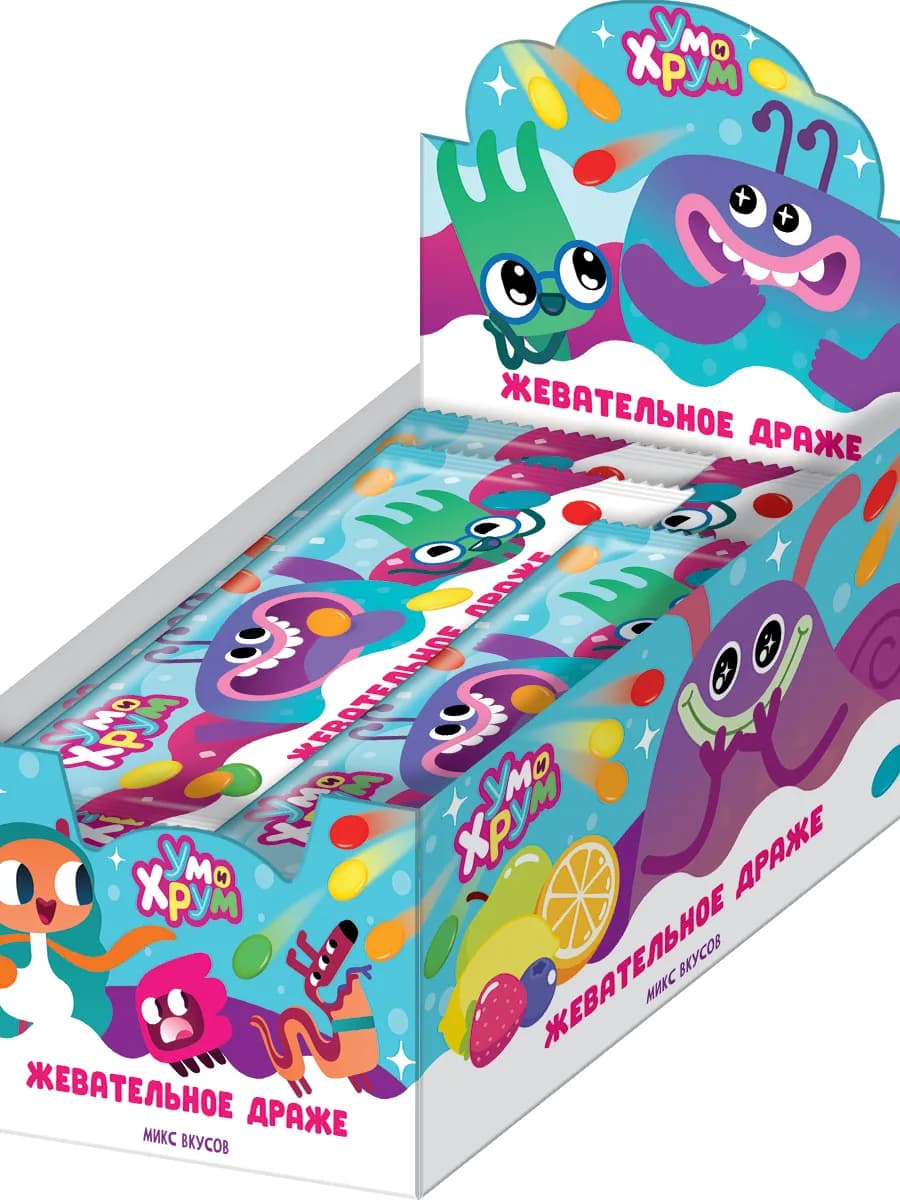 Жевательное драже Ум и Хрум, 24 шт по 16 г