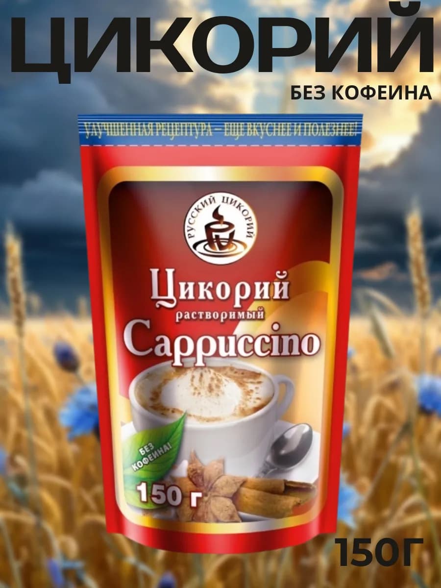 Натуральный цикорий порошкообразный "Cappuccino", 150 г