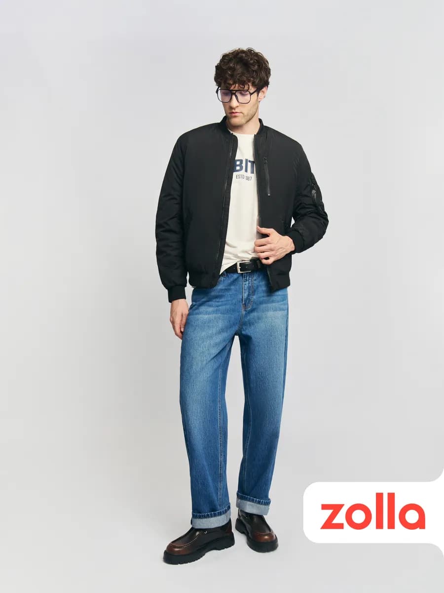 Мужская куртка-бомбер синтепон