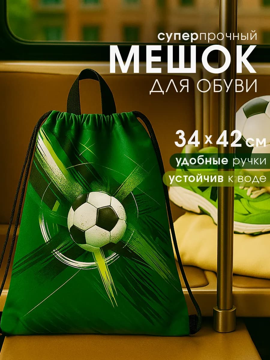 Мешок для сменной обуви в школу