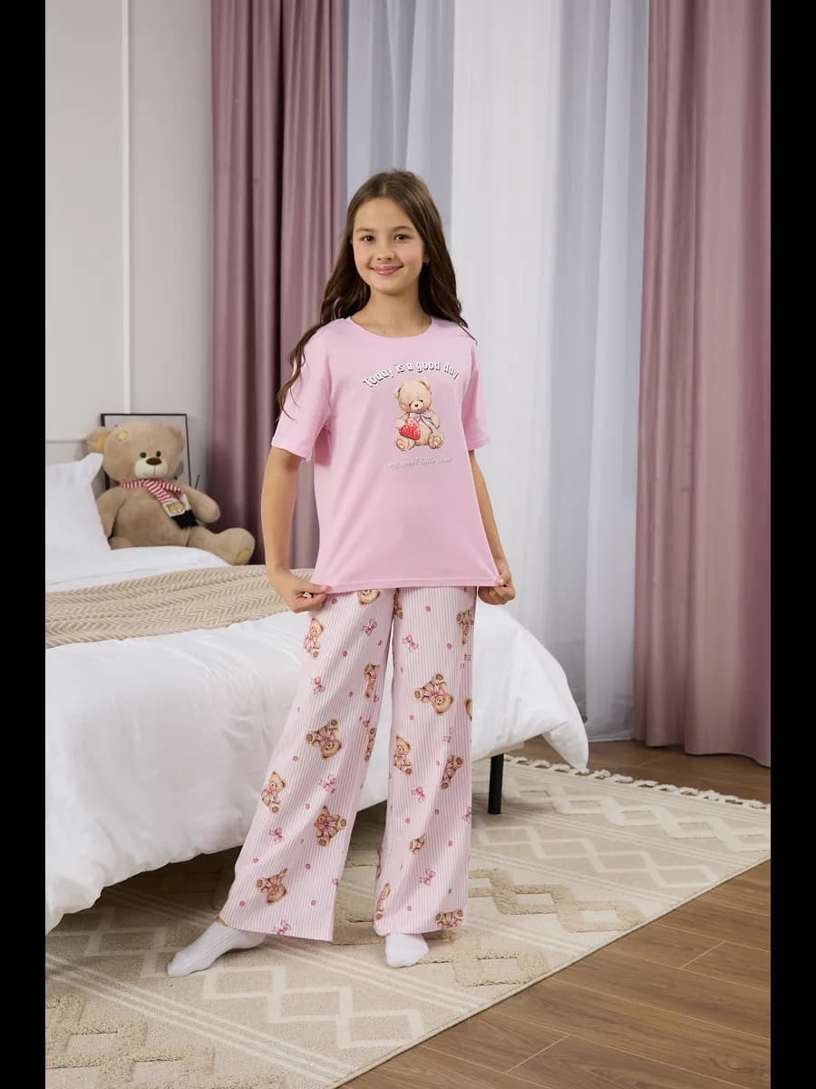 Пижама со штанами и футболкой для подростка