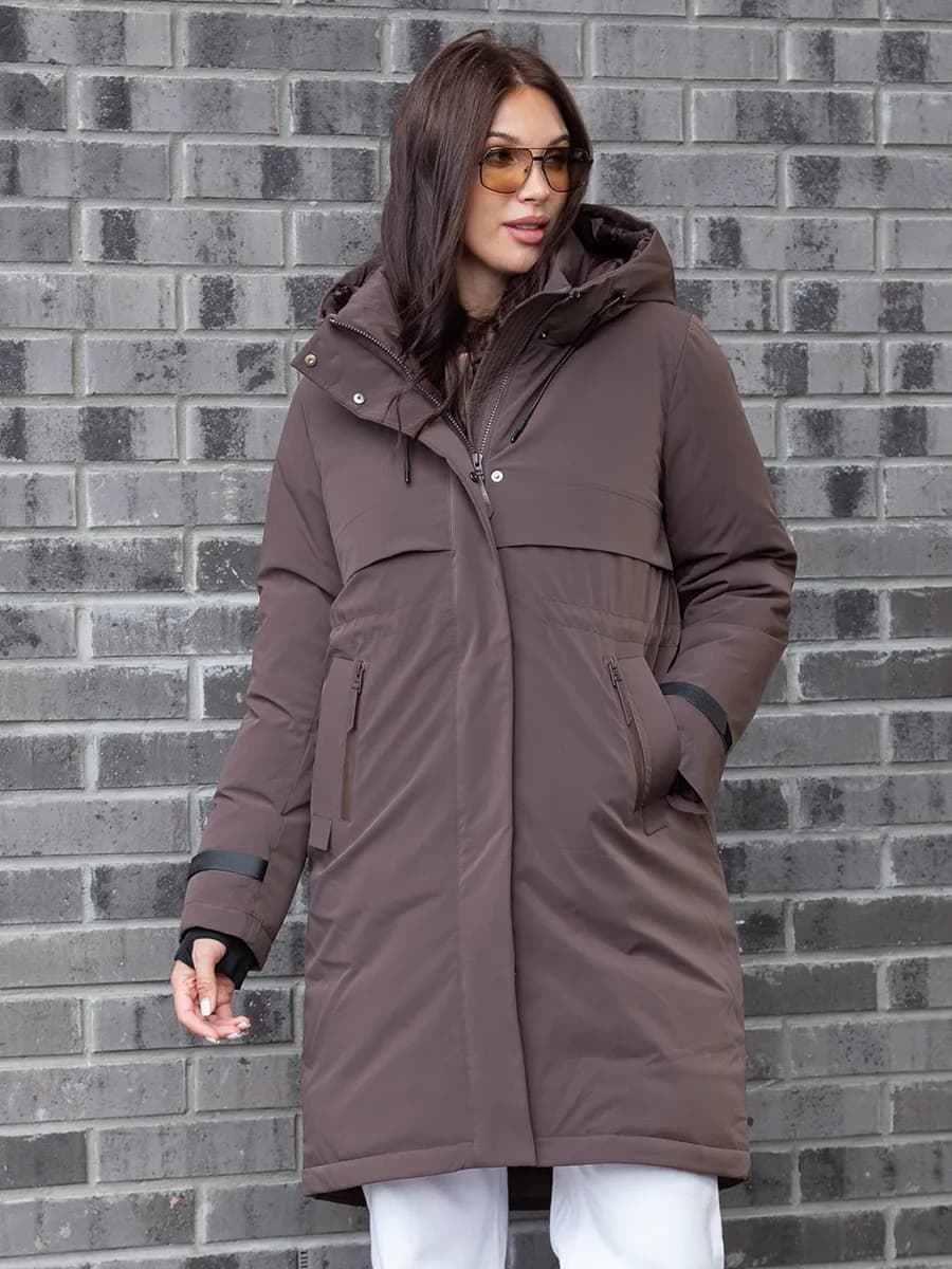 Куртка зимняя с капюшоном парка