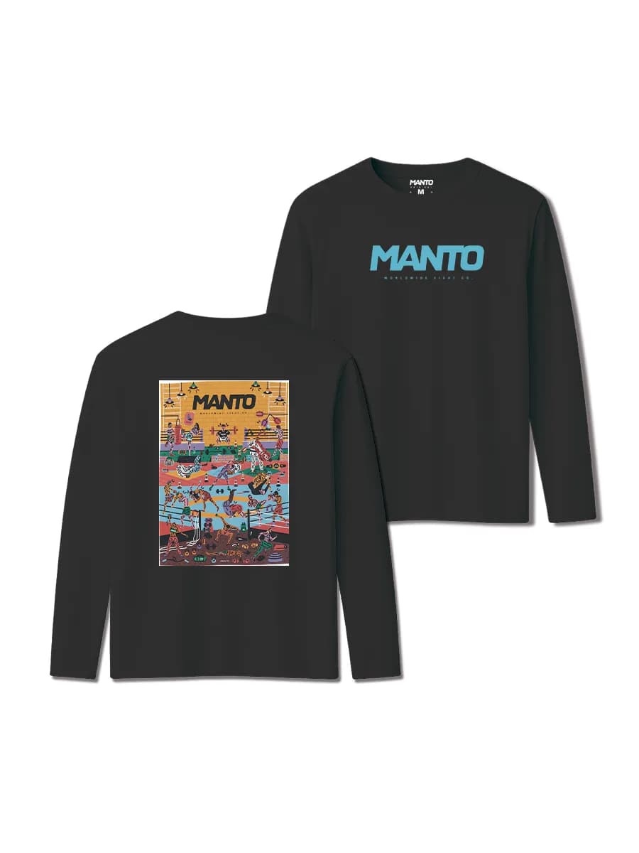 Лонгслив с принтом оверсайз манто sk8