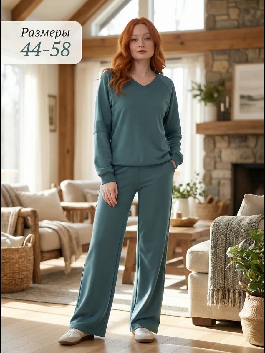 Костюм брючный большие размеры