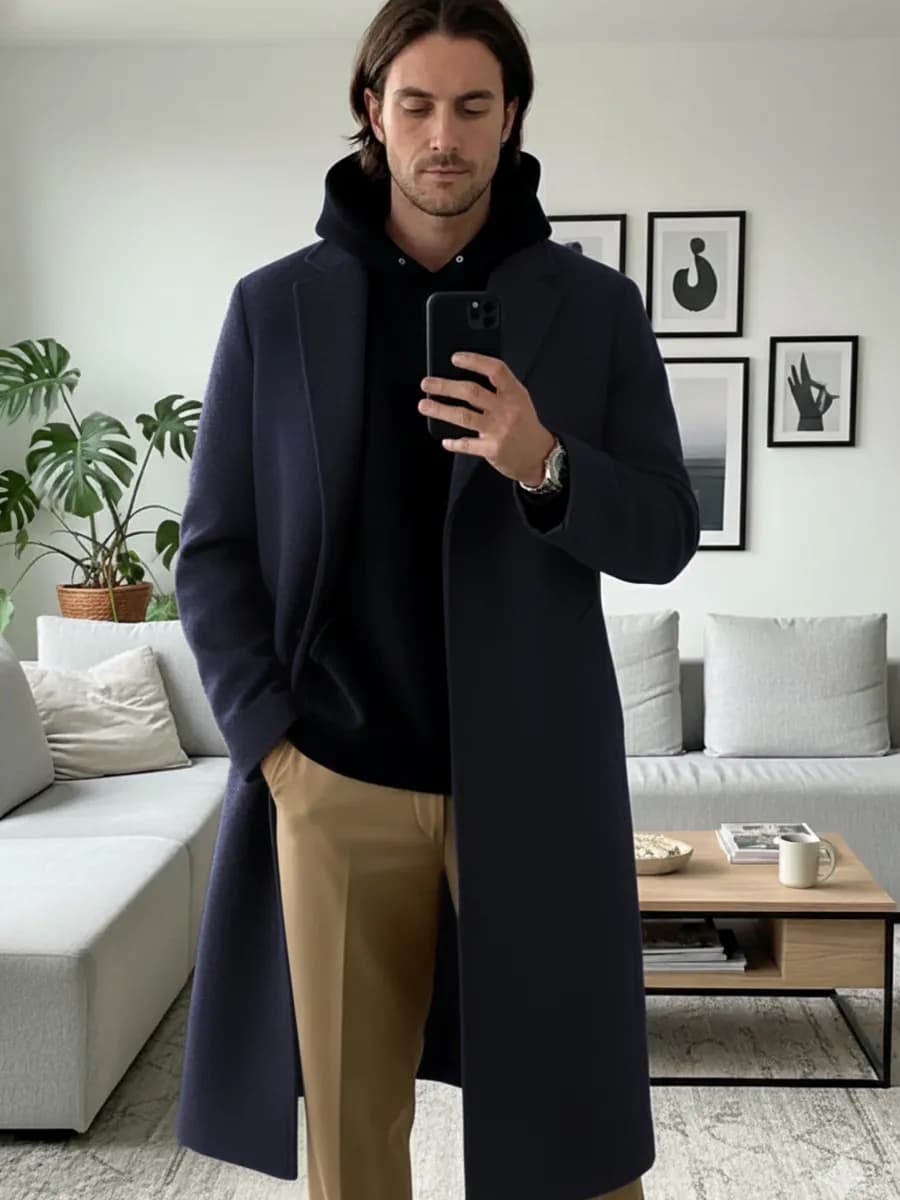 Пальто демисезонное оверсайз