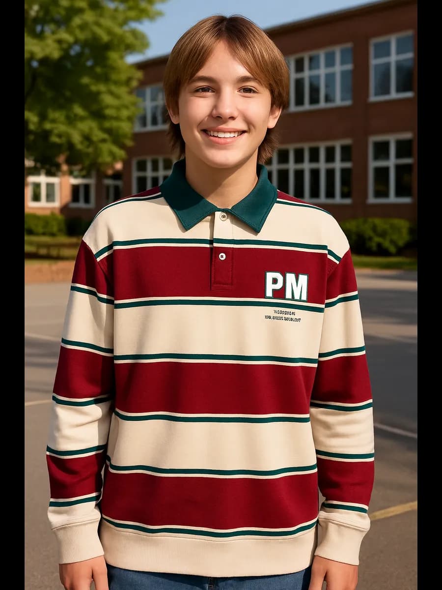 Свитшот детский без начеса оверсайз