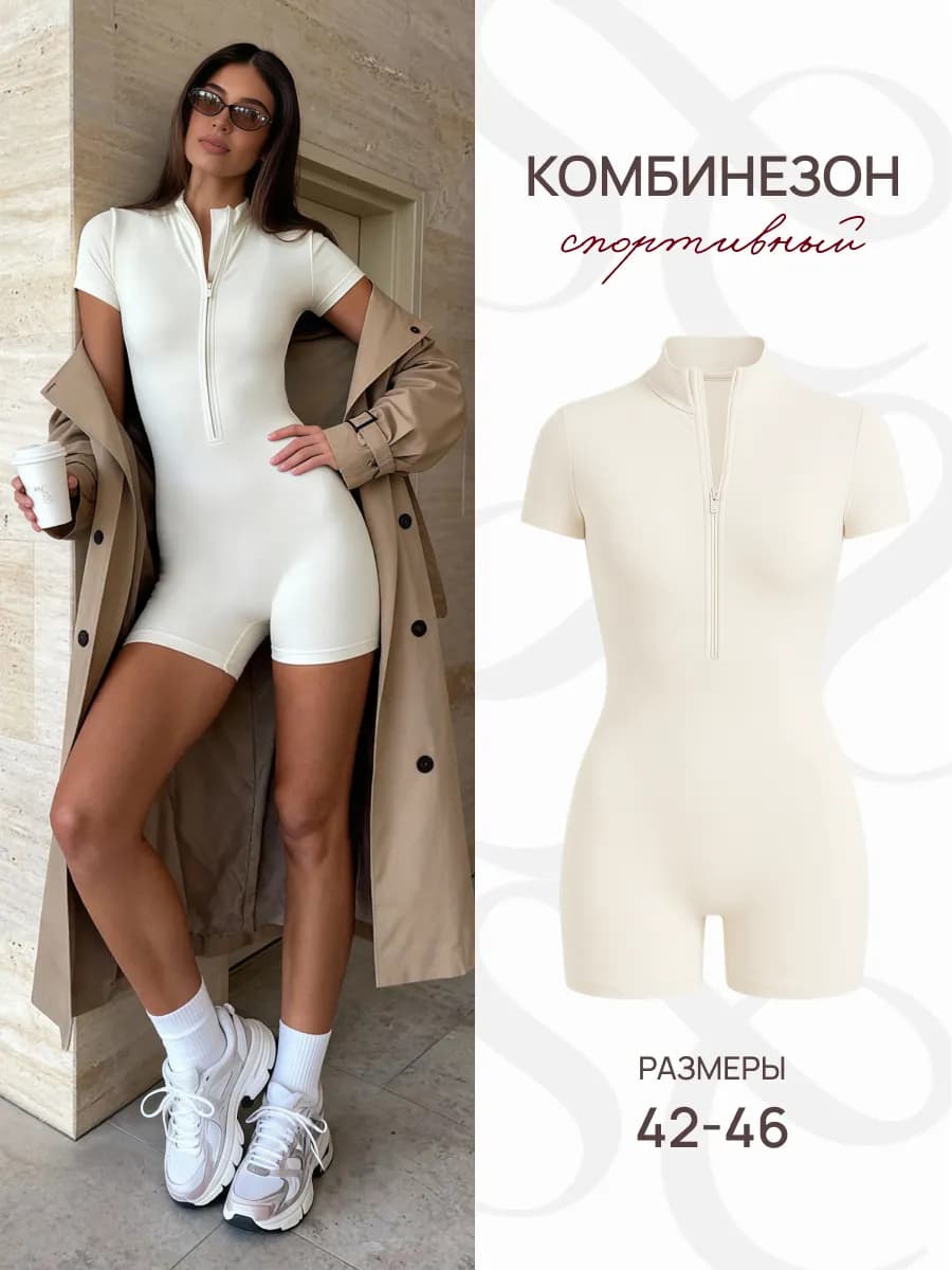 Комбинезон спортивный для фитнеса