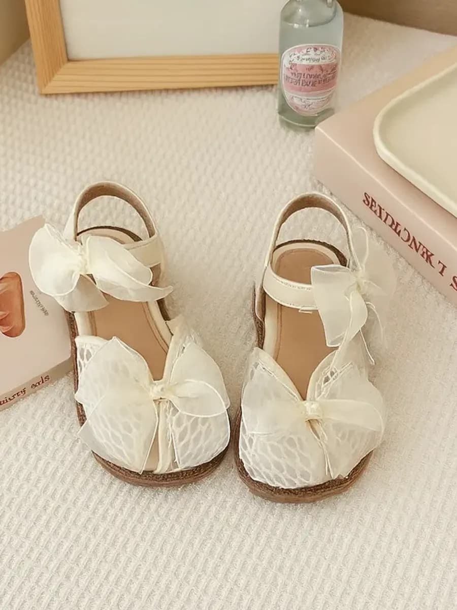 Сандалии туфли в садик нарядные легкие на липучке