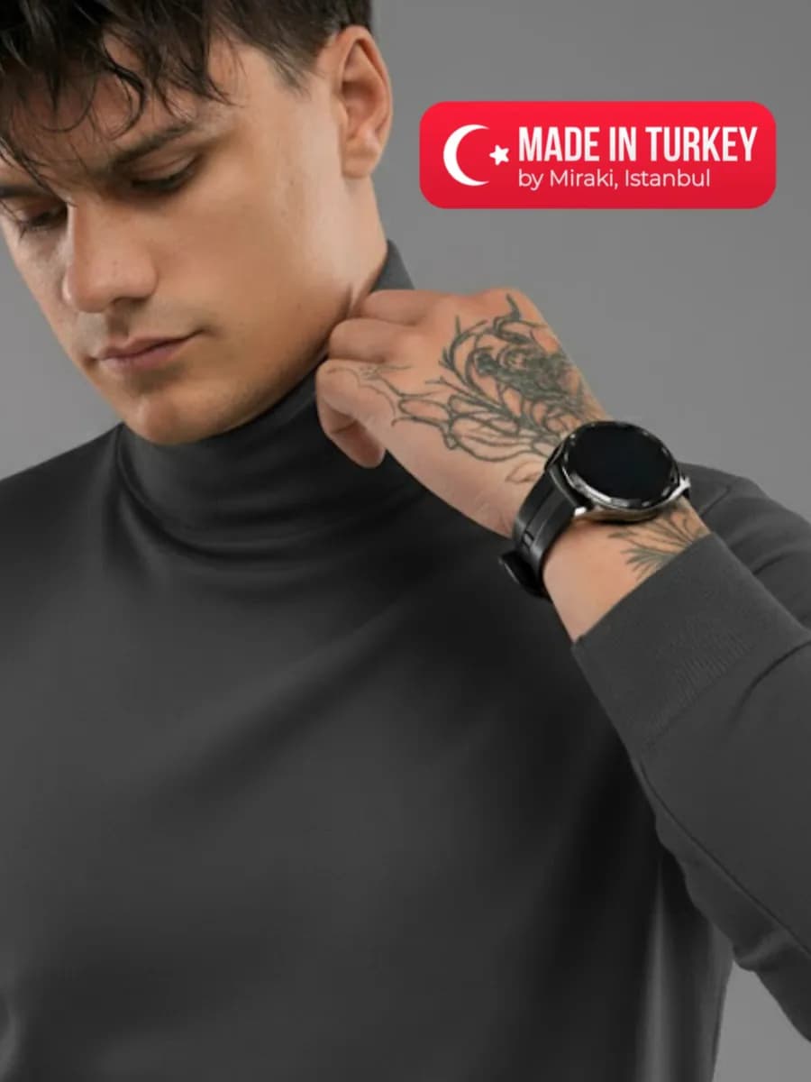 Водолазка с горлом кашемир вязаная теплая