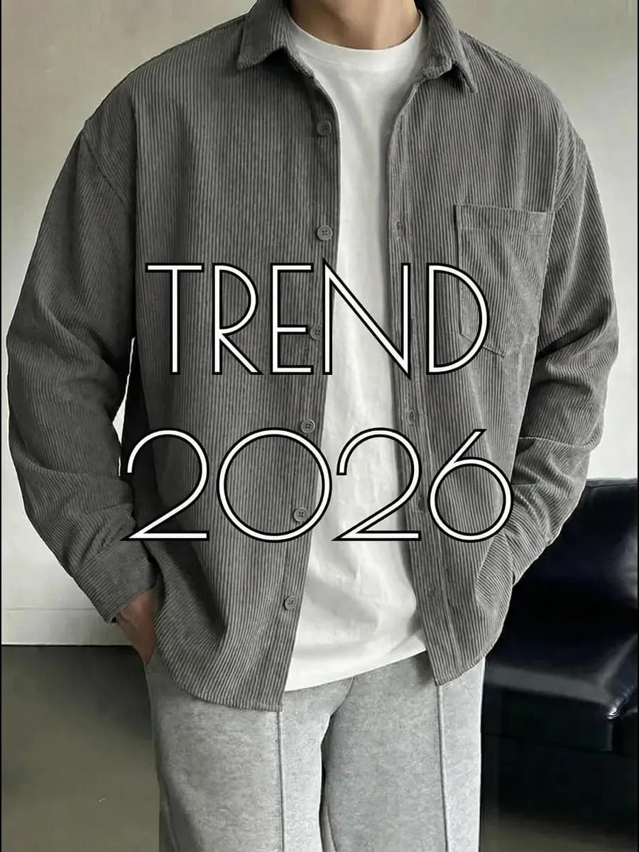 Рубашка вельветовая оверсайз с длинным рукавом