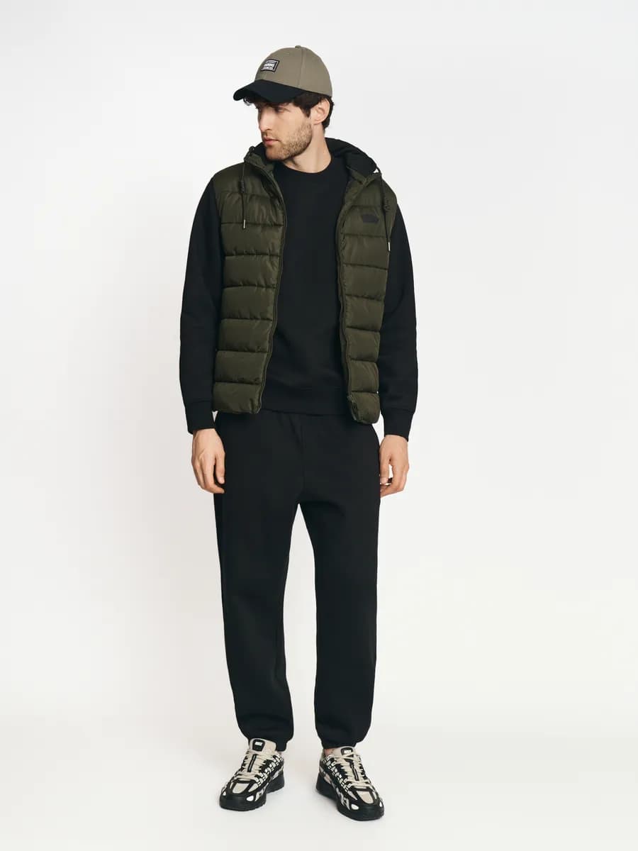 Мужские брюки-джоггеры с начёсом