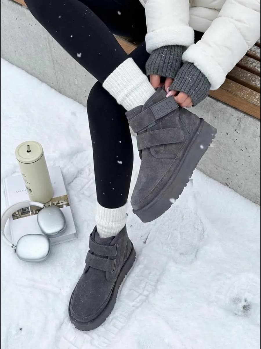 Угги зимние замшевые натуральные