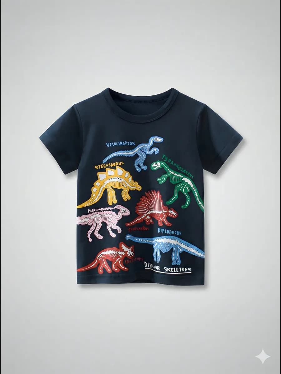 Футболка с динозаврами