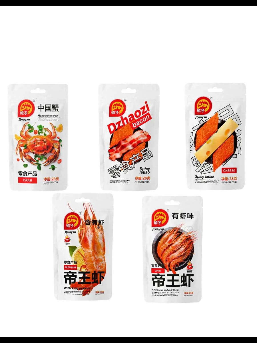 Набор снеков "ДЖАУЗИ", 5 вкусов