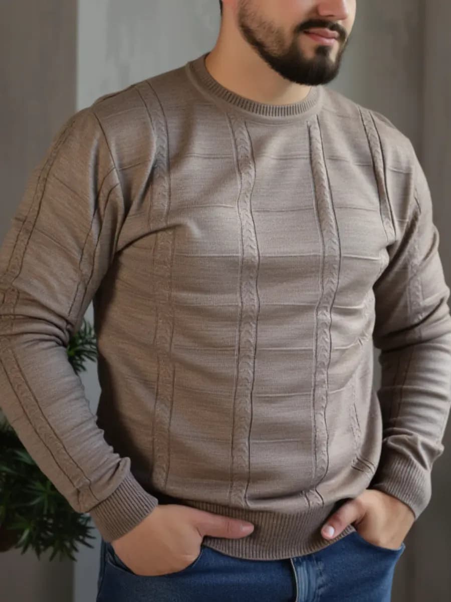 Джемпер мужской тонкий теплый