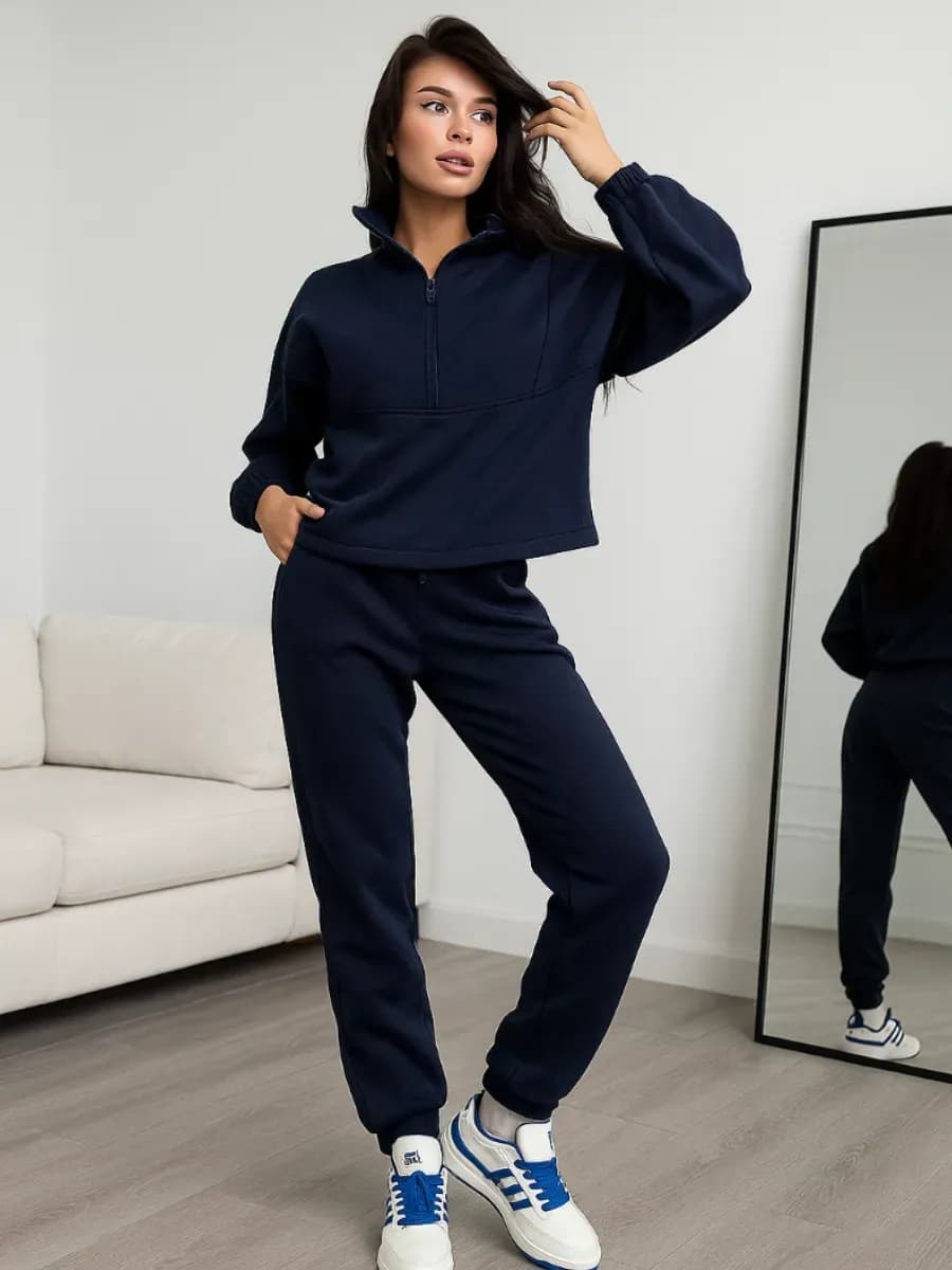 Спортивный костюм брючный осенний без начеса