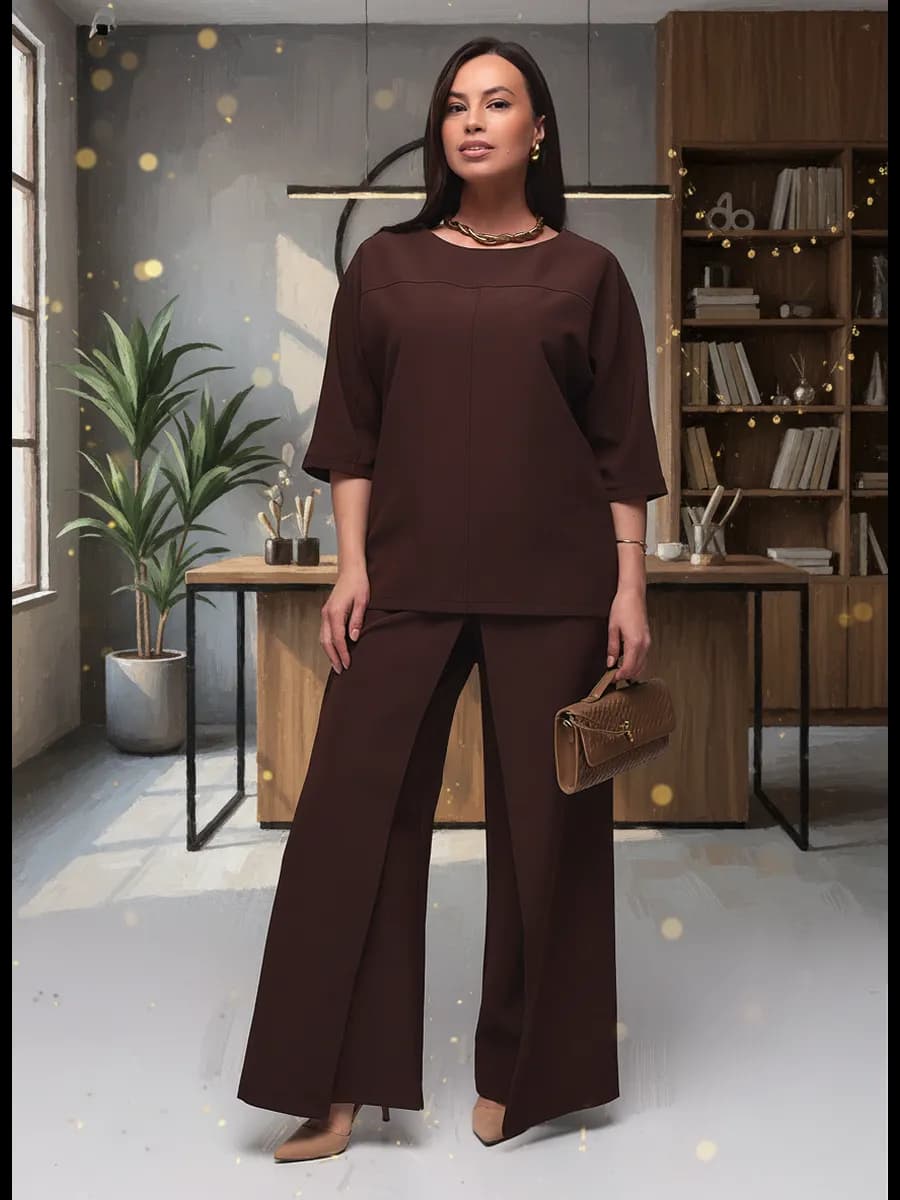 Костюм брючный больших размеров