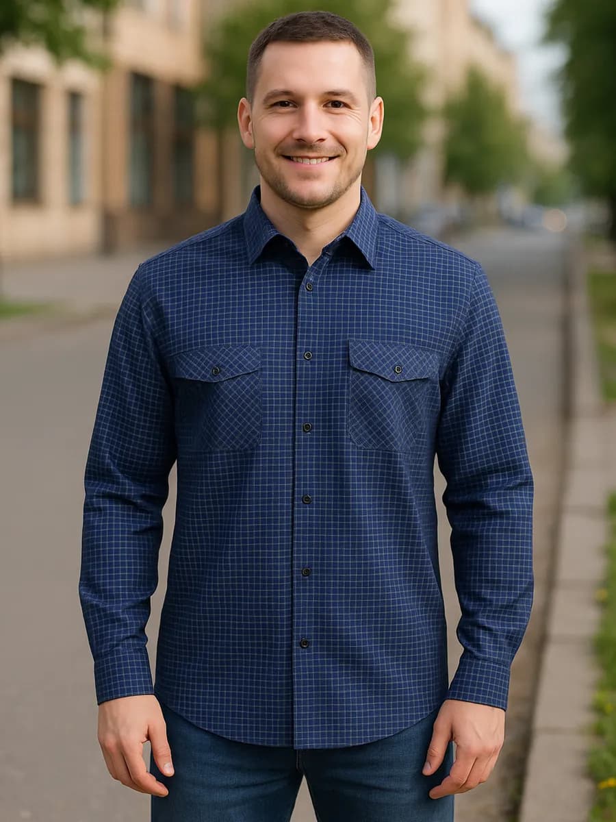 Рубашка с длинным рукавом