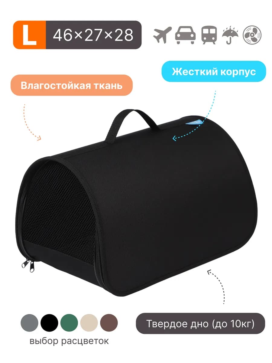 Сумка переноска для кошек и собак с ручкой