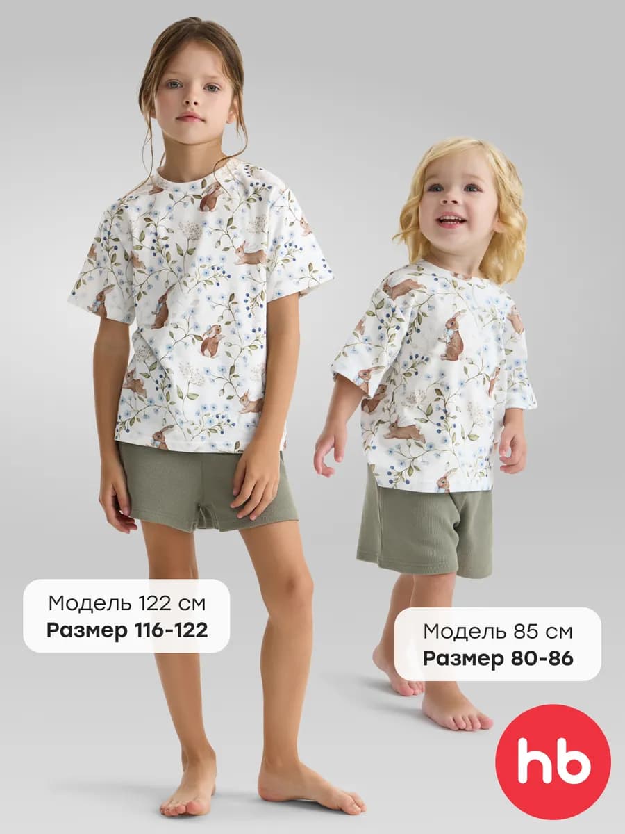 Пижама детская с шортами