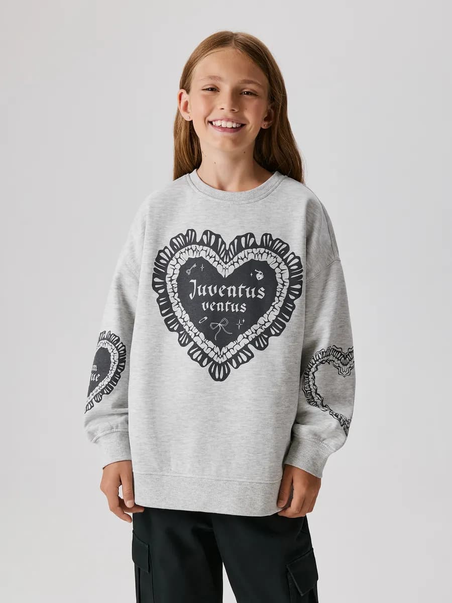 Свитшот оверсайз с начесом