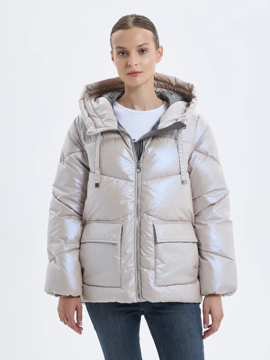 Куртка дутая с капюшоном