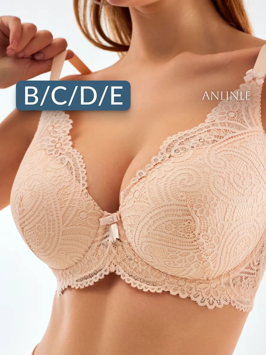 Бюстгальтер пушап кружевной