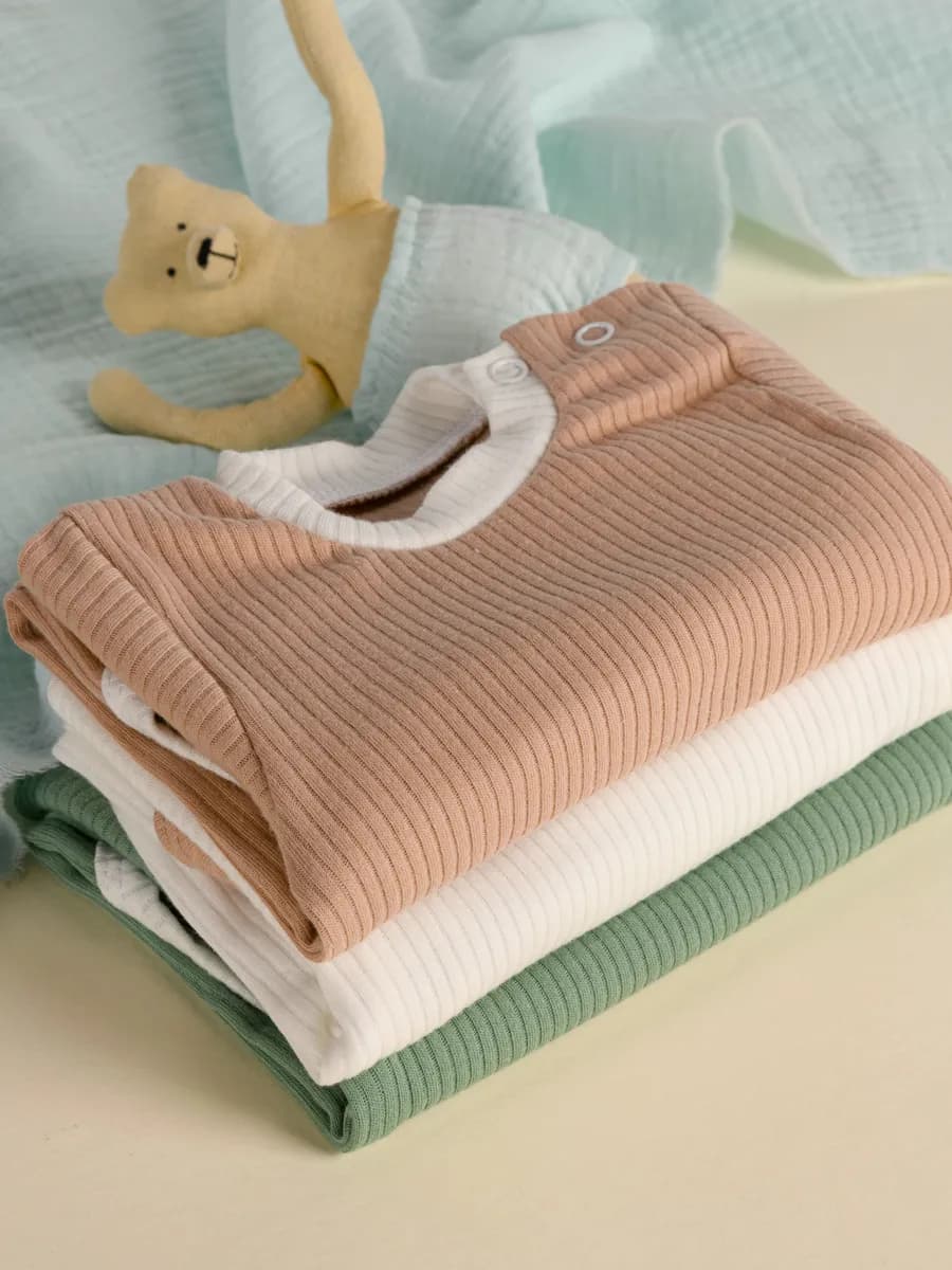 Боди для новорожденных малышей с длинным рукавом