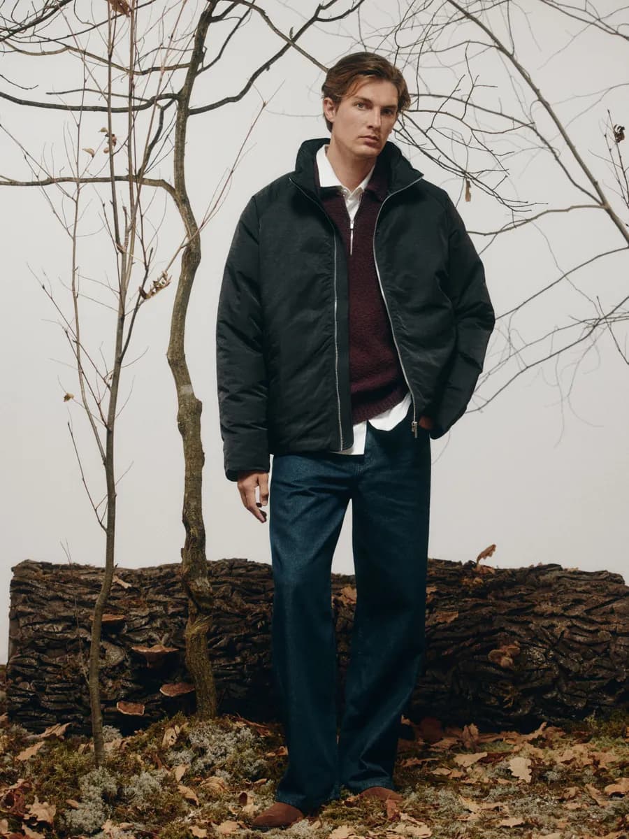 Куртка на молнии демисезонная утепленная