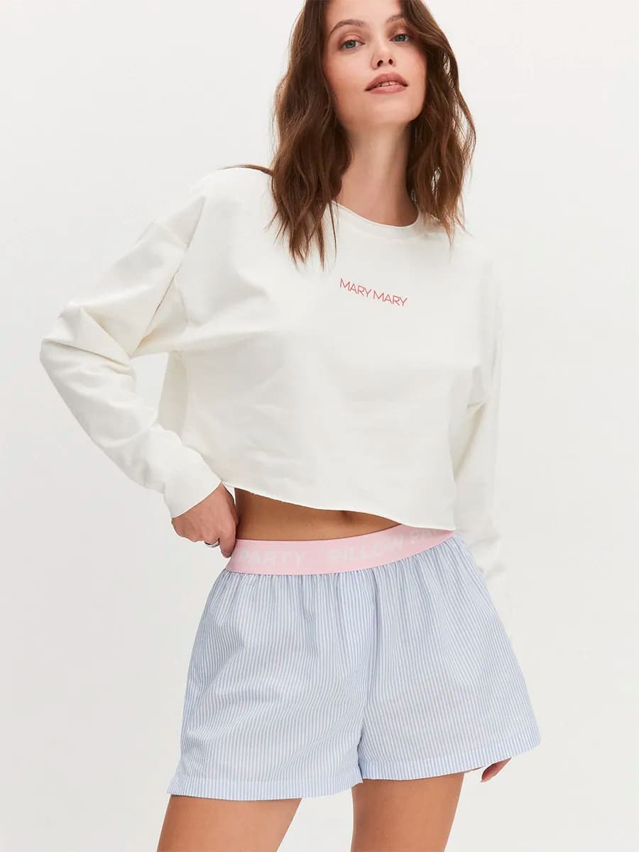 Шорты на резинке домашние