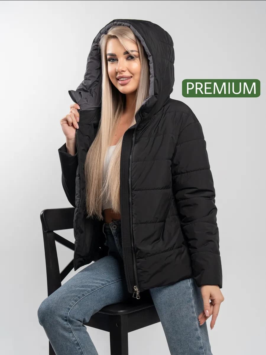 Куртка демисезонная с капюшоном на весну