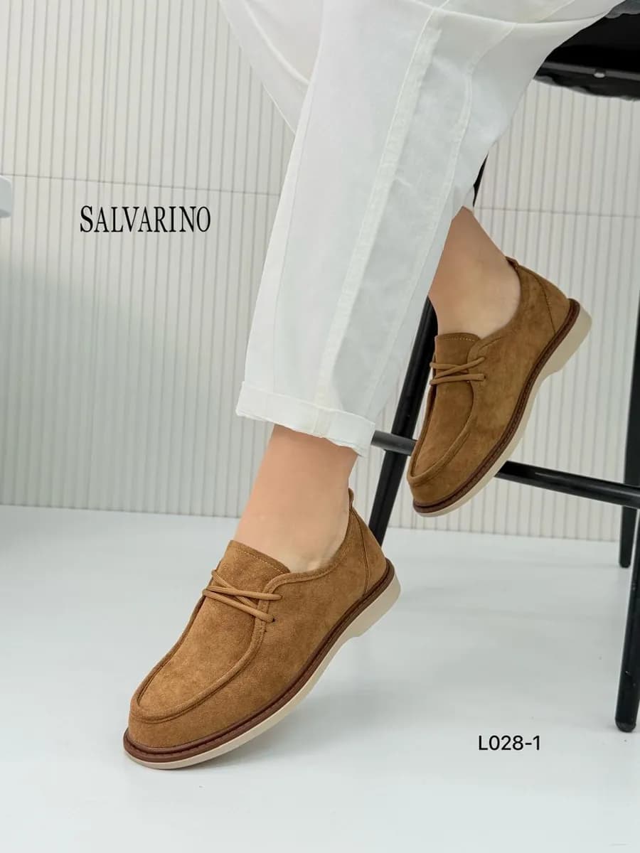 Туфли на сплошной подошве лоферы полуботинки